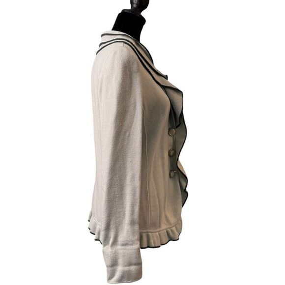 Armani Collezioni Ruffle Cardigan (12) - Picture 8 of 12